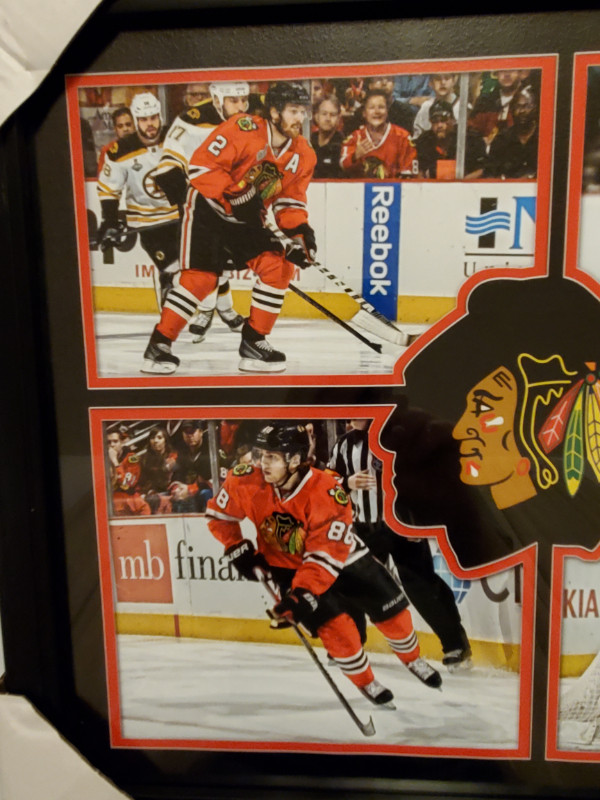 *** CHICAGO BLACKHAWKS FRAMED POSTER - TOEWS - KANE - KEITH in Arts & Collectibles in City of Toronto - Image 2