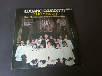 1976  ..  LUCIANO  PAVAROTTI  ..  O  HOLY  NIGHT  ..  VINYL