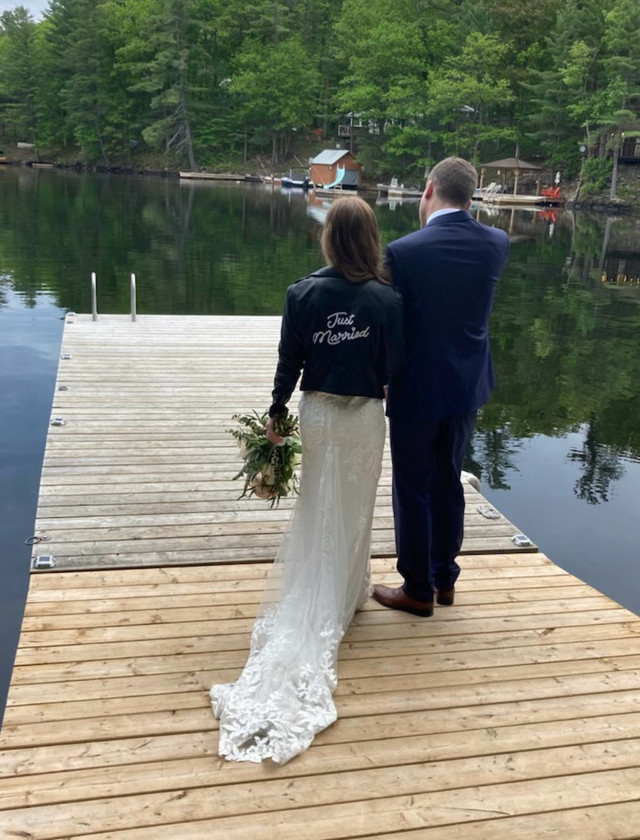 “Just Married” Jacket in Wedding in Oakville / Halton Region