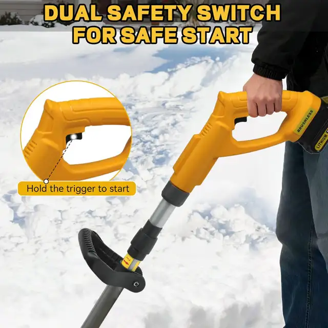 Electric Snow Blower for Driveway - 11" Cordless Shovel with 20V in Outdoor Tools & Storage in Mississauga / Peel Region - Image 10