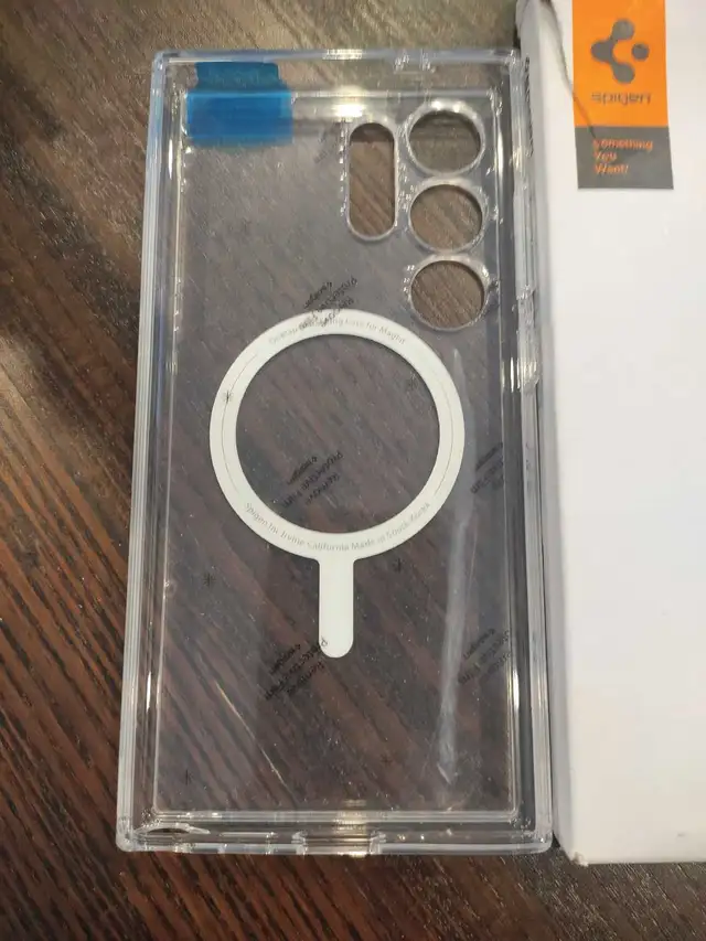 spigen ultra hybrid onetap metal ring case for Samsung s24 ultra in Cell Phone Accessories in St. Catharines - Image 4