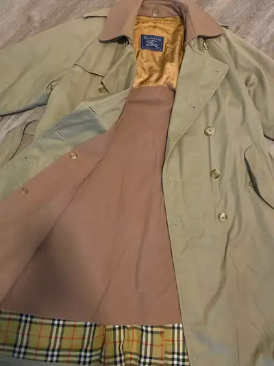 Vintage. Selling Burberry Coat purchased in 1990s in England., View more