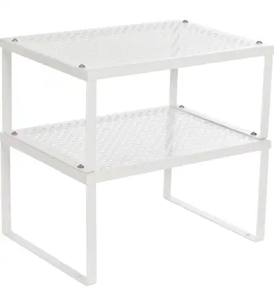 SONGMICS Set of 2 Expandable Metal Cabinet Shelves, View more