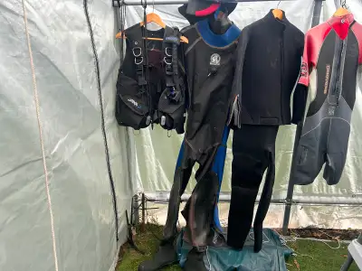 Scuba suits/gear, View more