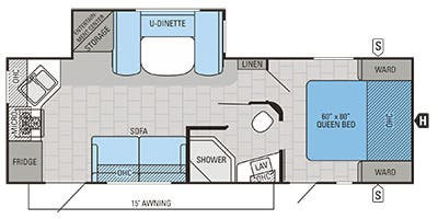 2015 JAY FLIGHT 26RKS in Travel Trailers & Campers in Belleville - Image 2
