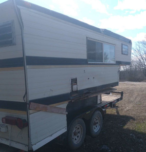 Truck camper trade for car truck will be gone tonight