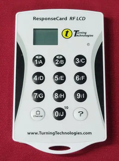 Turning Technologies RF LCD Response Card Remote Student Clicker, View more
