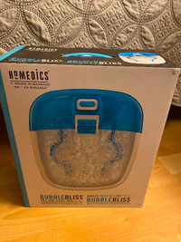 The HoMedics Bubble Bliss Deluxe Foot Spa