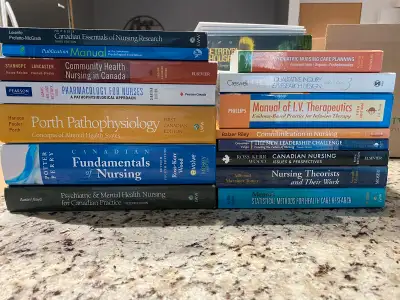 Nursing Textbooks for Sale- Prices listed in description, View more