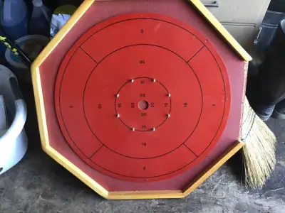 Missing piece of boarder and playing pieces. West of Bentley 10 minutes. E-mail or call Raymond.