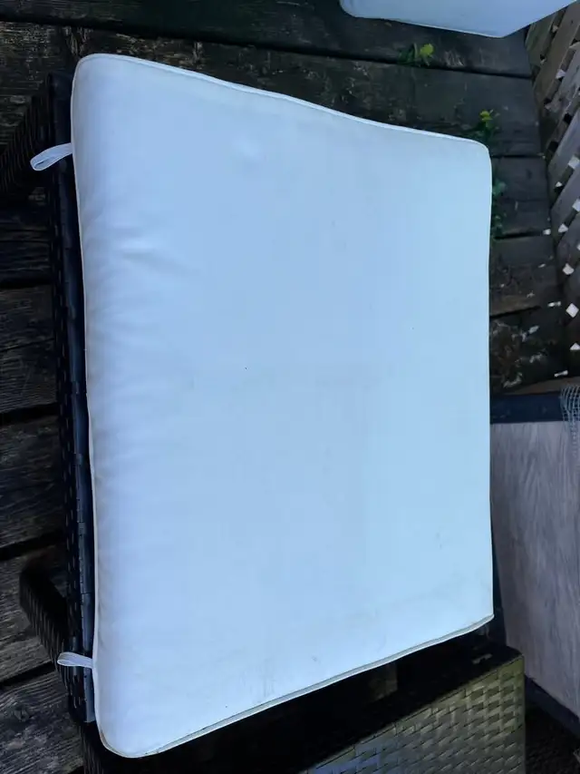 2 Piece Patiojoy Rattan Ottomans Outdoor Furniture Stools Benche in Patio & Garden Furniture in City of Toronto - Image 6