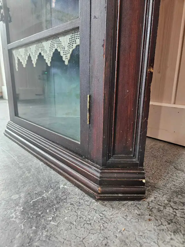 Mennonite Corner Wall Cabinet - Delivery Available in Hutches & Display Cabinets in Winnipeg - Image 5