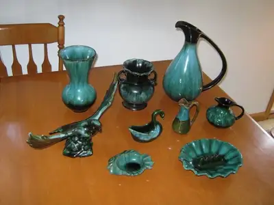 Blue Mountain Pottery ...... prices range from $10.00 ---- $40.00 (some items are sold)