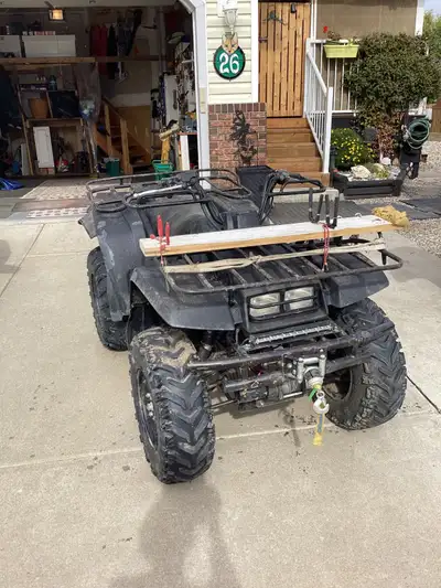Yamaha Big Bear 350; 5 speed; High & low range. Good condition $2900 Contact Bob at 1 (403) 625-2217