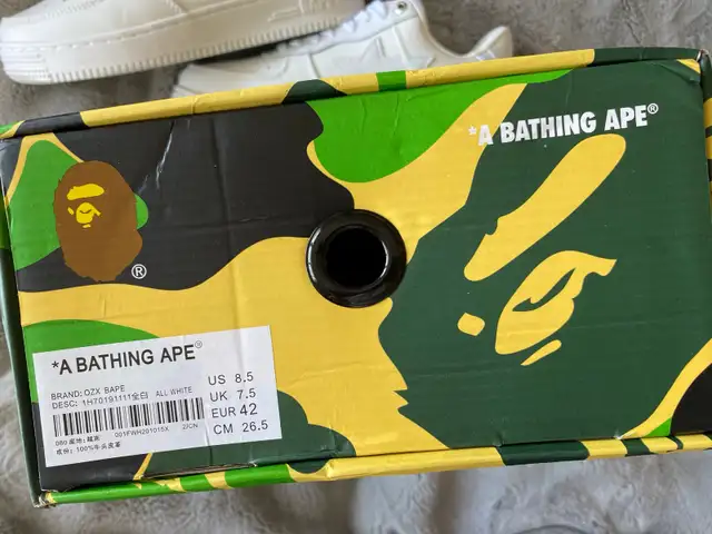 Bape Bapesta Mens Shoes New in Box in Men's in City of Toronto - Image 8