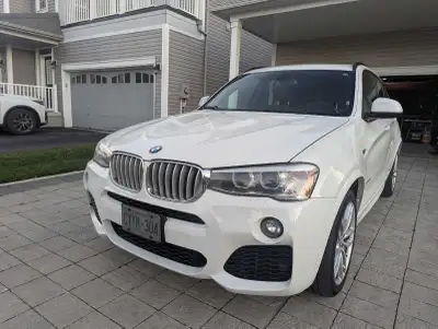 2016 BMW X3 all-wheel X-Drive with M-Sport package. Features upgraded brown leather interior, heated...