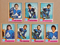 FOR SALE - 1973 Toronto Maple Leafs Various NHL Hockey Cards
