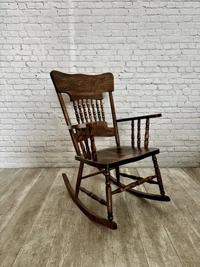 the most beautiful pressback rocking chair , View more