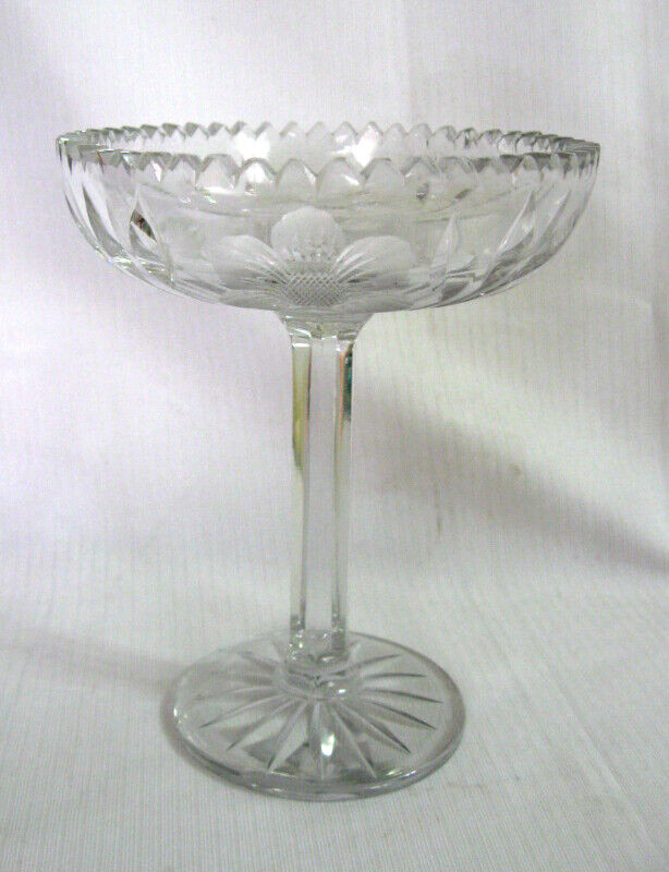 COUPE a DESSERT VINTAGE BIRKS CRYSTAL INDIVIDUAL COMPORT dans Art et objets de collection  à Ouest de l’Île