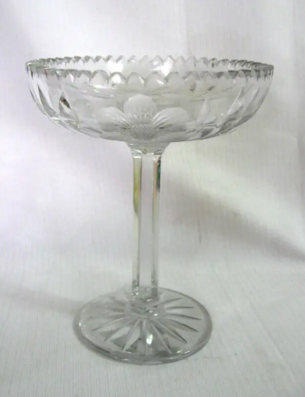 COUPE a DESSERT VINTAGE BIRKS CRYSTAL INDIVIDUAL COMPORT in Arts & Collectibles in West Island - Image 2