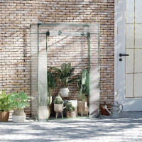 40"L x 20"W x 59"H Walk-in Garden Greenhouse with Durable Steel 