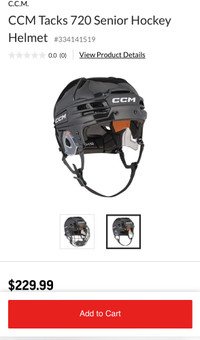 CCM Tacks 720 Hockey Helmet “new”