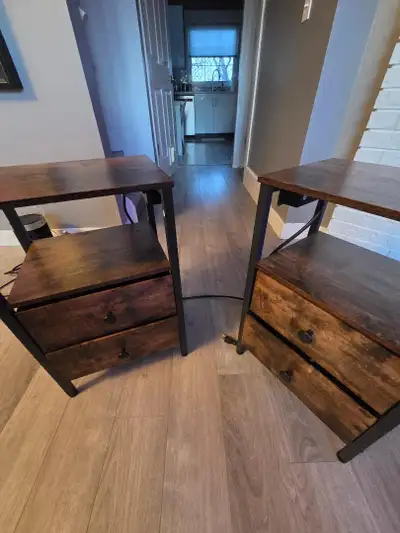 Matching New Bedside Tables w/ Power Hookup, View more