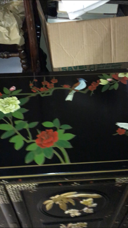 Beautiful Asian china cabinet  & buffet/sideboard for sale in Dressers & Wardrobes in City of Toronto - Image 4