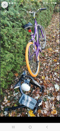 Bicycle with 26 inch tires