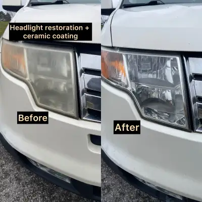 Mobile service Headlight restoration