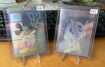 1991 Impel Disney Series 1 Holograms H1 Fantasia & H2 World Tour, View more