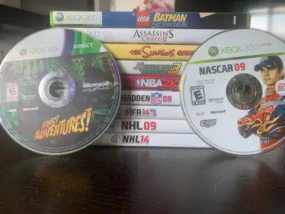 Jeux Xbox 360/Regardez La Discription Pour Les Vrai Prix, View more