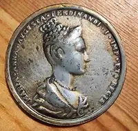 *1836 Medal - Coronation of Maria Anna Ferdinand Austrian Empire