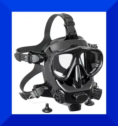 Full Face Mask. Regulator, consul,& 1080P Video, View more