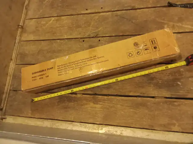 Well pump new in box