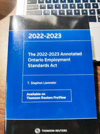 The 2022-2023 annotated ontario employment standards act