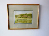 Art4u2enjoy (a) “Farm House” Signed and Numbered Etching