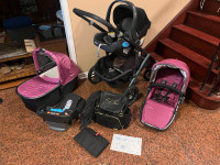 Uppababy Vista Stroller with bassinet ,car seat .Full set