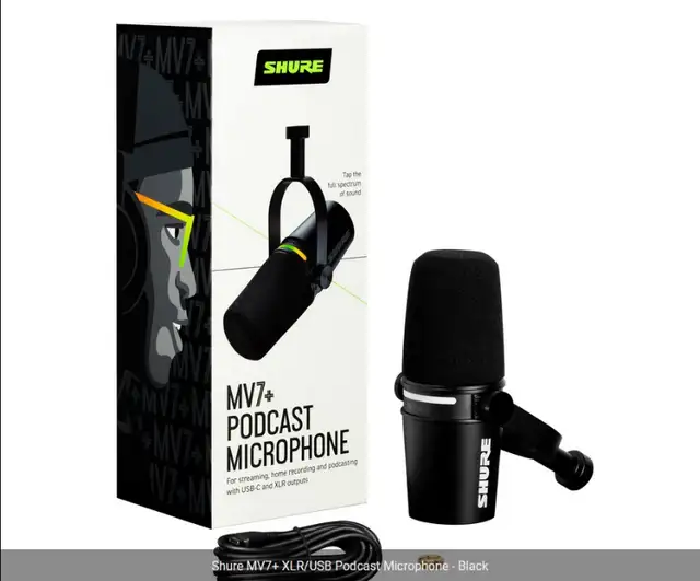 Shure MV7+-K built 4 discerning podcaster, streamers & musicians in Other in Oshawa / Durham Region - Image 2