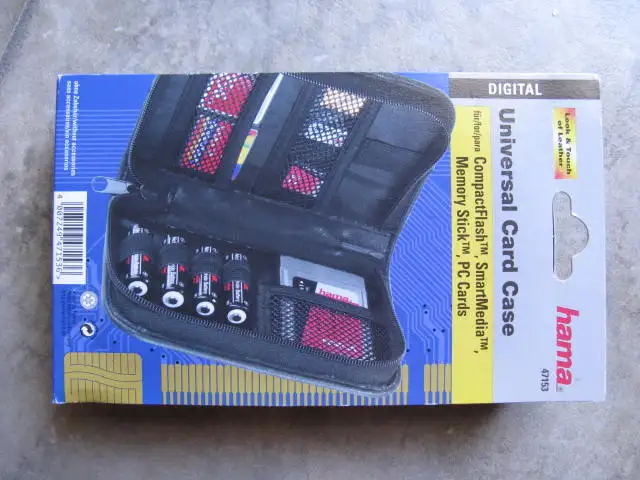NEW / NEUF Hama universal memory card and battery case63234526385667123