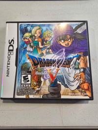 Dragon Quest V (5) for Nintendo DS Box and Manual only (RARE)