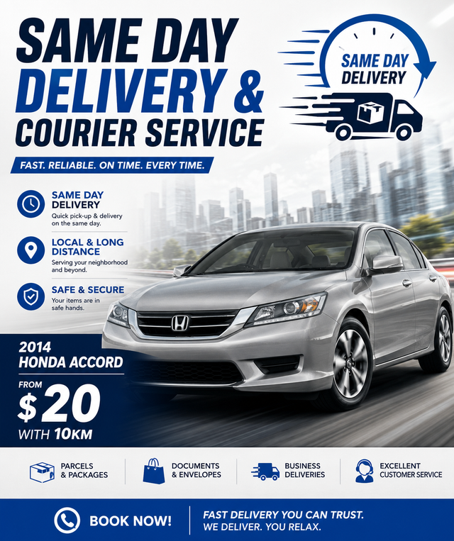 Mississauga Same-Day Delivery & Pickup ServiceCA$20
