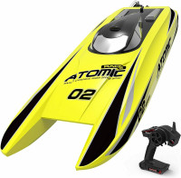 RC 2.4G RTR Brushless Atomic 42mph 60km/h High Speed Racing Boat