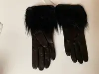 Women leather gloves 