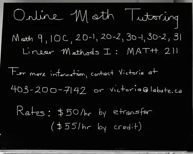 Online Math Tutor with an MSc in Math63860085540353120