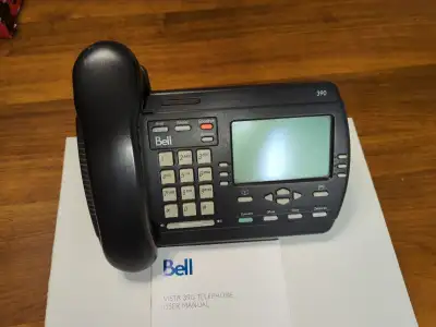 Bell Vista 390 Aastra Display Business Office Phone Telephone Black The unit comes with all cords In...