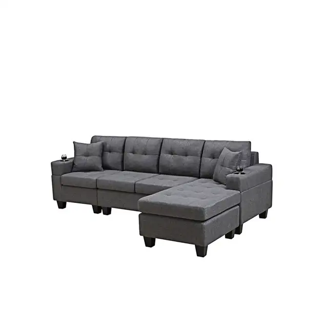 Exclusive Deals Best-Selling Sectional Sofa Reversible New Couch in Couches & Futons in Napanee - Image 6