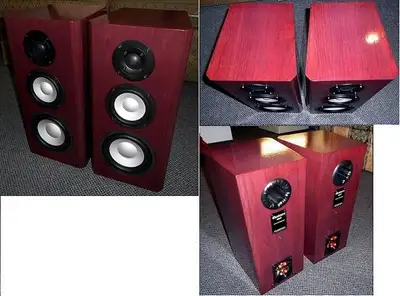 Axiom high end speakers. High Gloss finish. 3 way design. Amazing sound. Mint like new. $1000