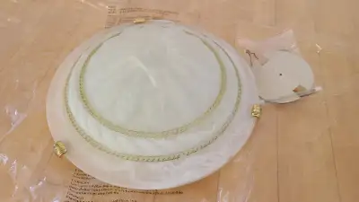 Large flush mounted chandelier (16in), View more