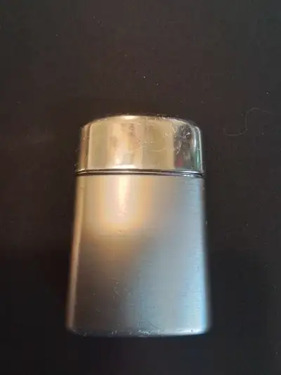 Vintage RonSon Typhoon Lighter Silver-toned metal lighter. British Empire made in Hong Kong. Shows s...